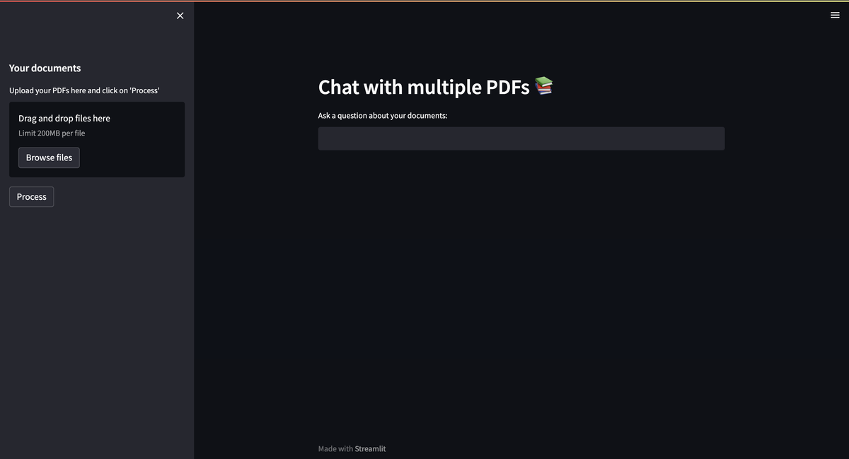 Chat with Multiple PDFs